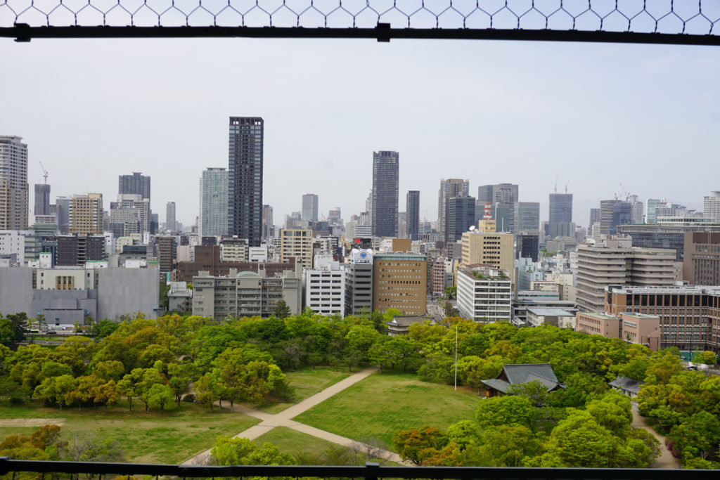 vue panoramique chateau osaka